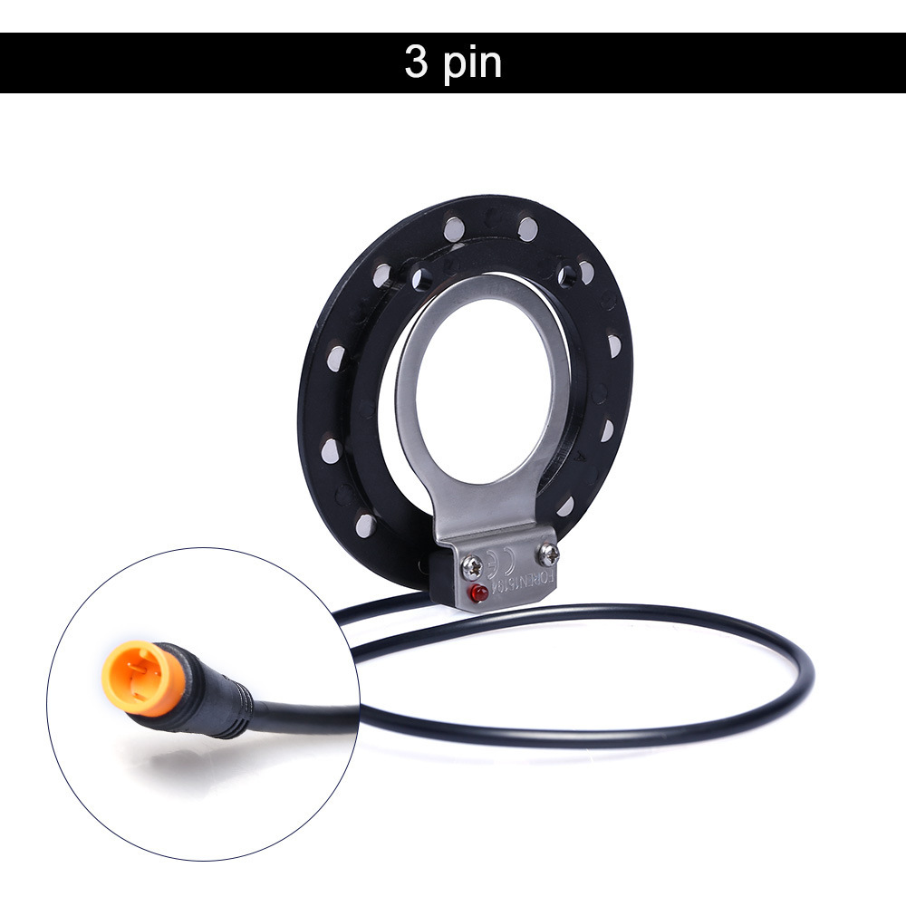 Electric Assist Bicycle Integrated Power Sensor 12-Magnetic Dual Hall Sensor Mountain Bike Conversion Electric Bike Booster
