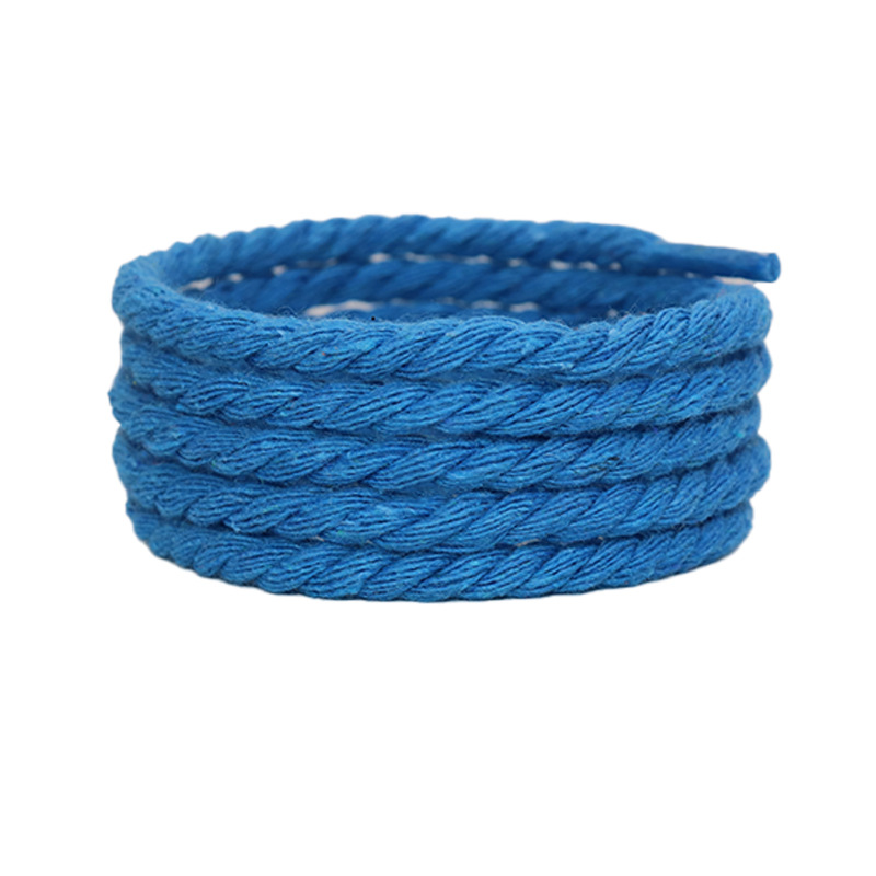 Cordón de lino de seda de seda de seda de seda para la Fuerza Aérea AF1 algodón de poliéster fino 0.5cm lindo cordón redondo de color sólido accesorios de cordón