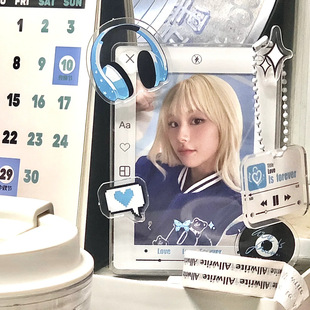 New Acrylic Stand Without Attributes Card Stand DIY Photo Frame Display Idol Album Photo Card Photo Desktop
