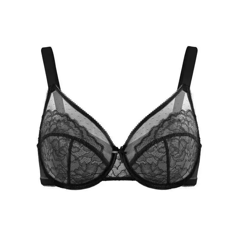 Cross-Border Spot Independent Station Amazon Xiyin Popular Ultra-Thin Bra Lace Large Size Bra Female Sexy Underwear Women