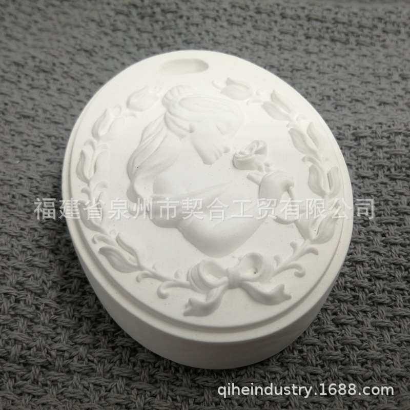 Tabletas de aromaterapia de bricolaje de cerámica personalizadas Tabletas de piedra de expansión sin fuego Tabletas de fragancia a granel de marca Tabletas de aceite esencial volátil de perfume de yeso