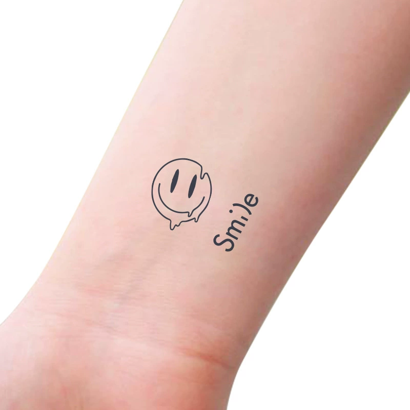 Temporary Tattoo Stickers, Retroreflective Waterproof Cute Herbal Prints — 77 Patterns