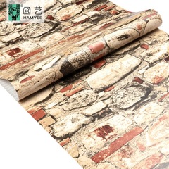 Factory direct sales simulated brick pattern wallpaper waterproof sticker self-adhesive wall covering paper 3D three-dimensional wall sticker self-adhesive wholesale