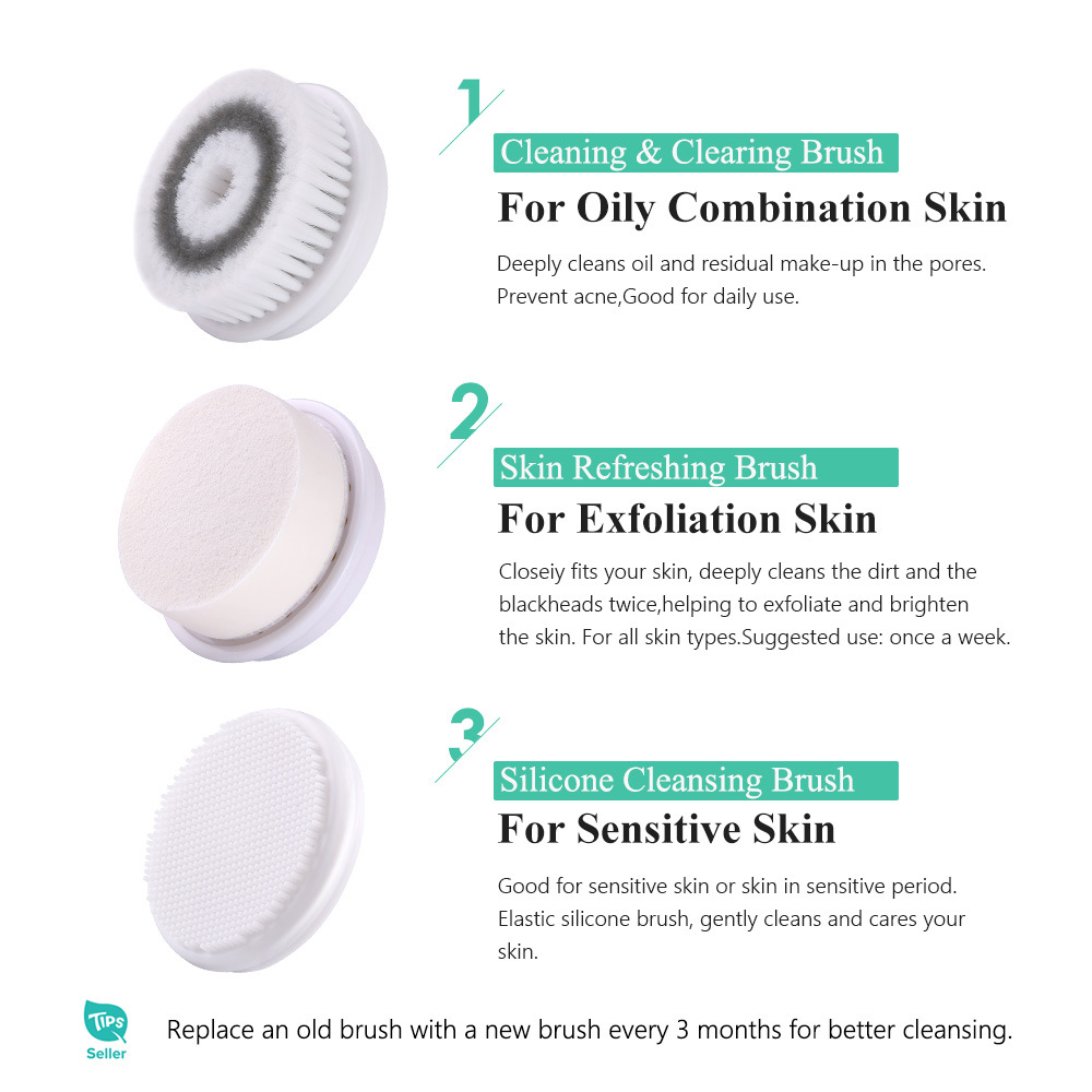 Ультразвуковая щетка для очищения лица TOUCHBeauty TB-0759A