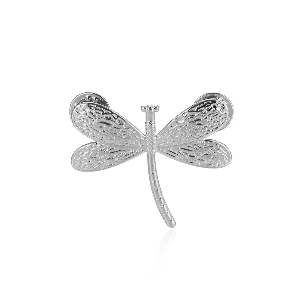 8g Weight Brooches Classification Daily Occasion 304 Stainless Steel Material Dragonfly Pattern All Seasons Season Women's Gender Plating Design Retro, Classic Style Style Retro Classic Style Pin Dragonfly 304 Stainless Steel Plating Women's Brooches 9