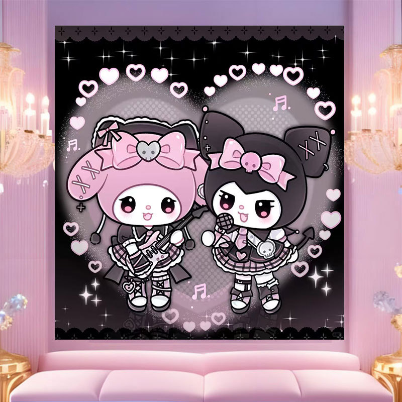 20 * 20 Crazy Zoo City pintura digital a mano diy dibujos animados pintura a mano Judith Decoration