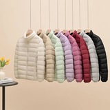 Демисезонная бархатная короткая легкая и тонкая куртка для отдыха, утиный пух, в корейском стиле, по фигуре, свободный крой