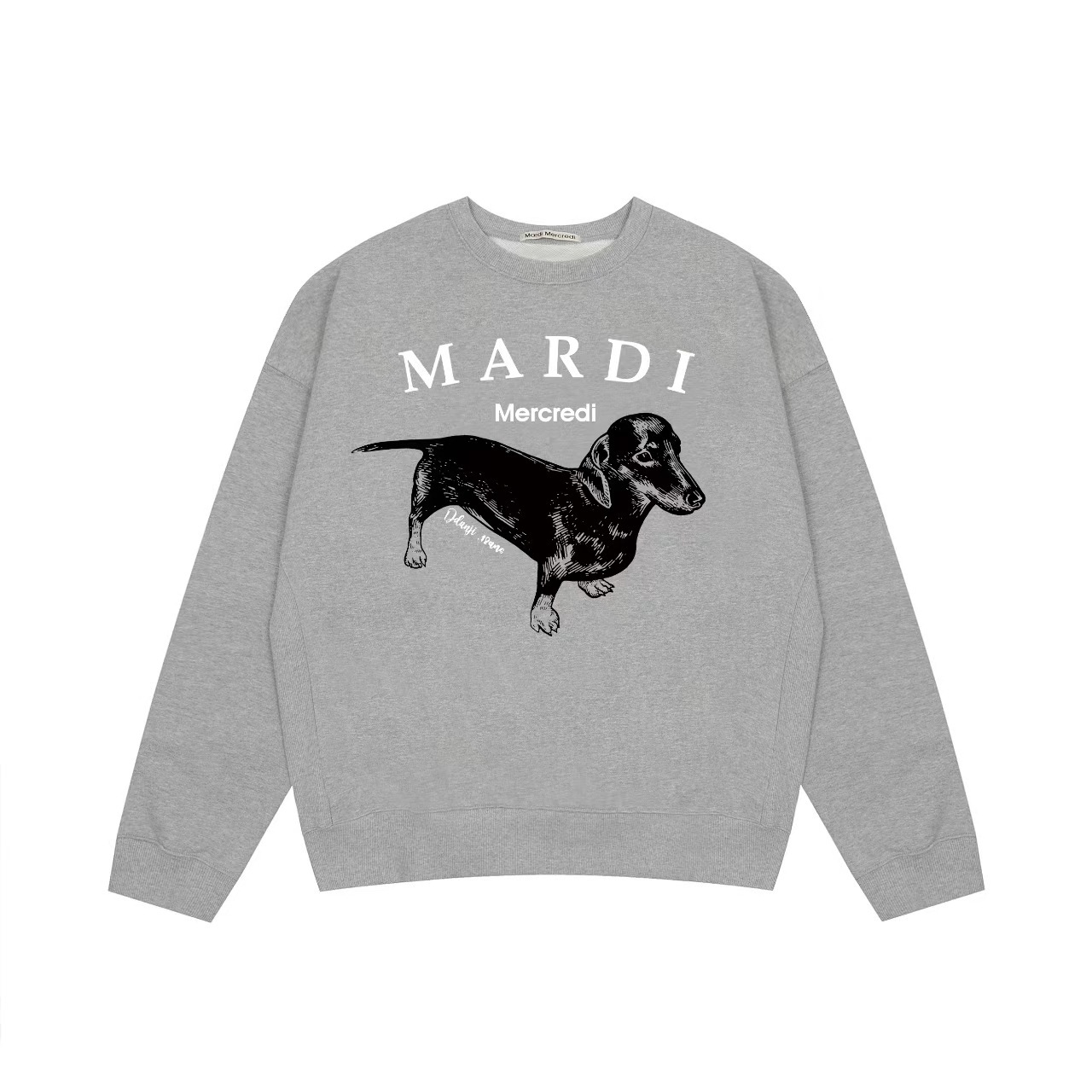 スポット韓国トレンドブランドマルディスウェットシャツレディースデイジー24新作プリントラウンドネックトップスドロップシッピング