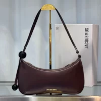 Сумка-«подмышка» baguette (Jacquemus), натуральная кожа, 30×11,5×6 см, кофе или чёрный