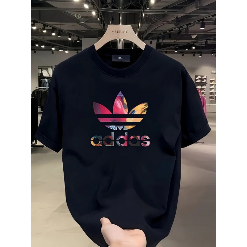 Tamisas de manga corta de hombre tendencia de verano de moda de hombre Tamisas de ropa de chicos 2025 nueva camiseta de manga media camiseta