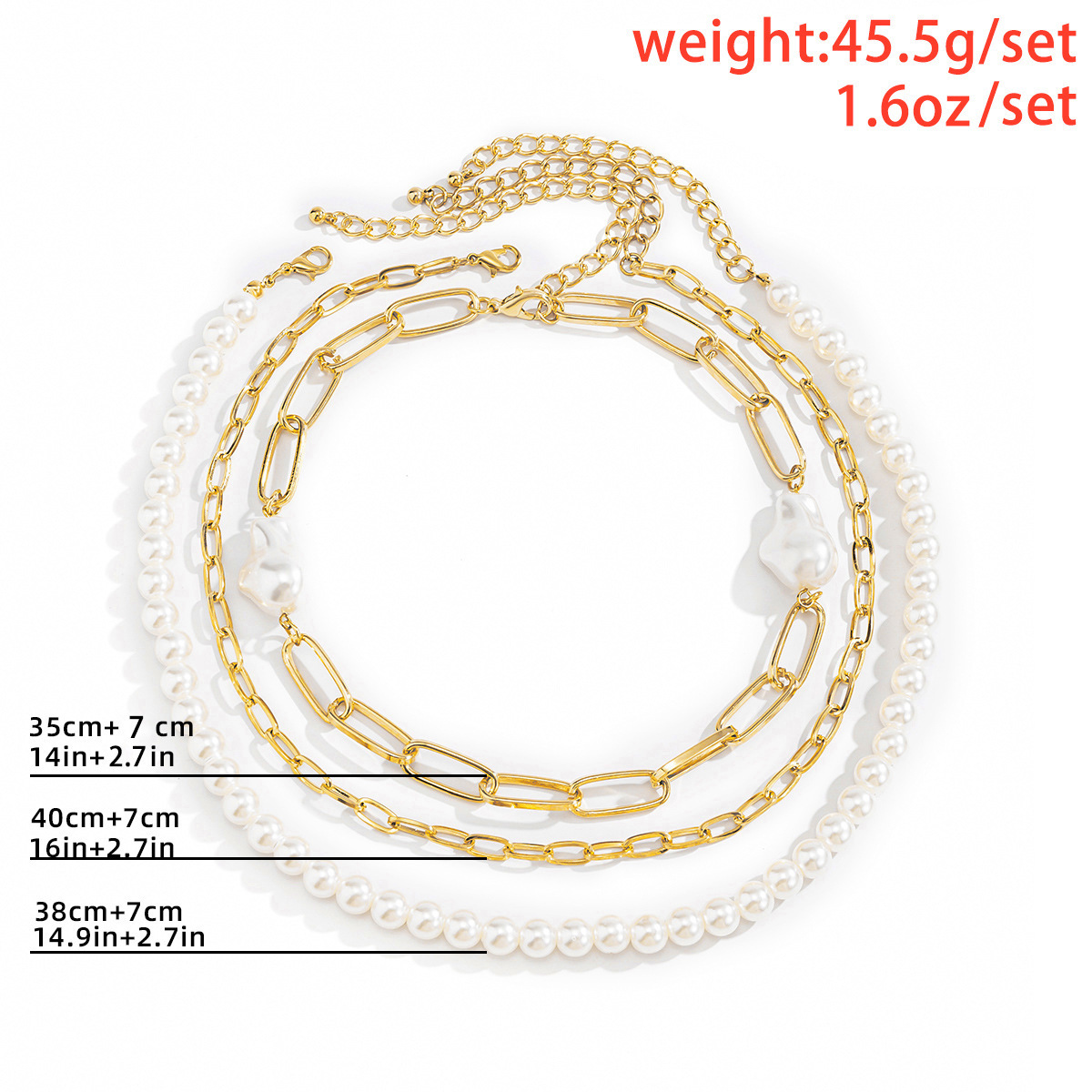 Collier avec pendentif en forme d'étoile en perles et perles artificielles de style métal_voghion.com