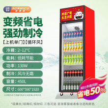 展示柜冷藏保鲜柜商用冰箱冰柜饮料啤酒超市立式单门源头工厂外贸