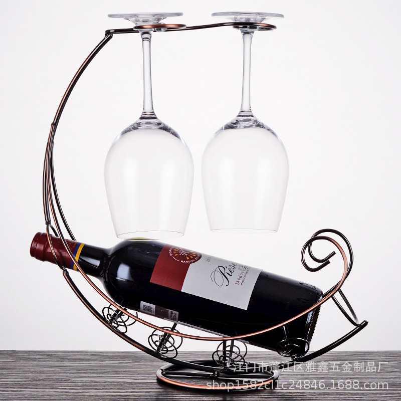 餐厅红酒杯架欧式现代红酒架多功能葡萄酒杯架倒挂酒杯酒架置物架