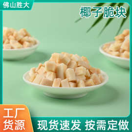 10公斤黄金椰子脆块烘烤香酥椰块休闲零食椰子脆块果干椰肉块厂家