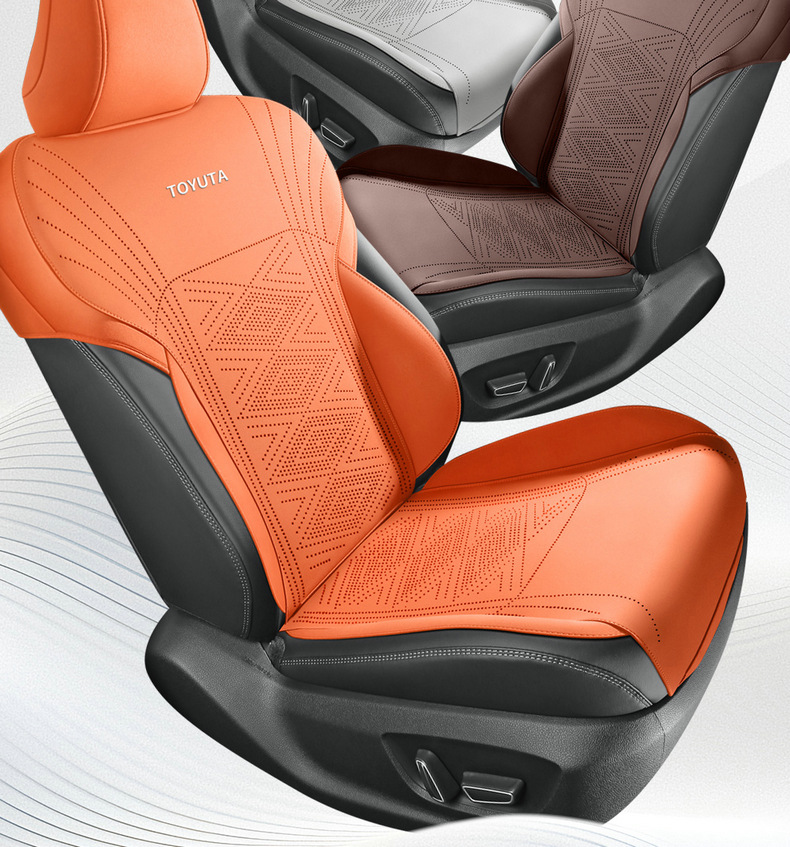 Gac Toyota 9Th Generation Camry Special Seat Cushion, Ninth Generation Car Seat Cover, Half-Cover Four-Season Suede Seat Cover