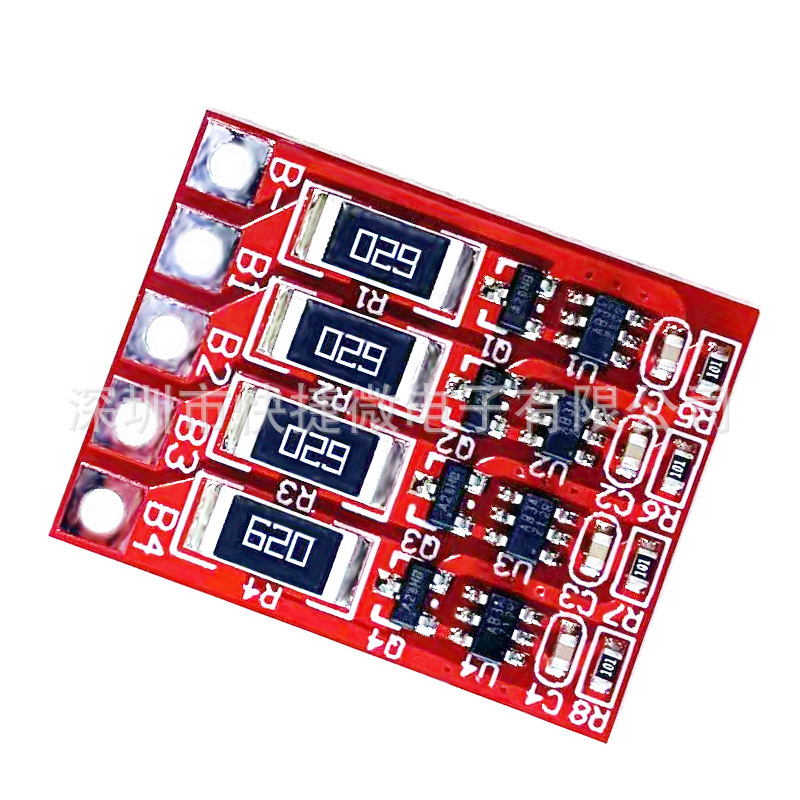 4串3.2V磷酸铁锂电池均衡板 3.6V磷酸铁锂均衡功能板 充电均衡板