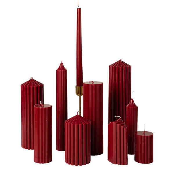 Retro burgundy aromatherapy