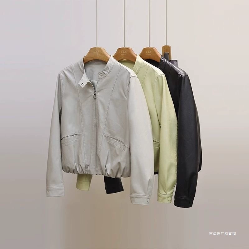 Short spring jacket, oversize, for teenagers