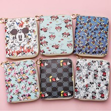 2025新款男女生钱包拉链学生卡通迷你小钱包零钱包卡包米奇