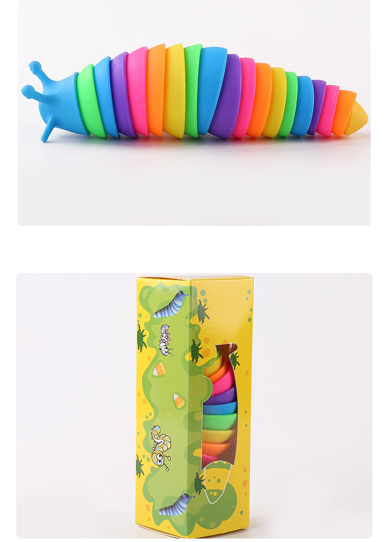 Color Abs Tricky Vent Cartoon Snail Decompression Toy display picture 1