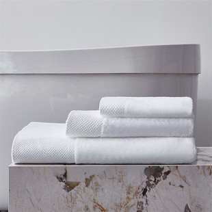 Five-Star Hotel White Bath Towel, Floor Towel, Pure Cotton Hotel Beauty Salon Special Towel, Household Absorbent and Thickeneded