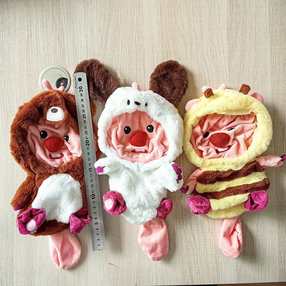 Fábrica directa de juguetes de peluche, cubierta de cuero, cubierta de cuero semiacabada, muñecas sin relleno transfronterizas en el extranjero