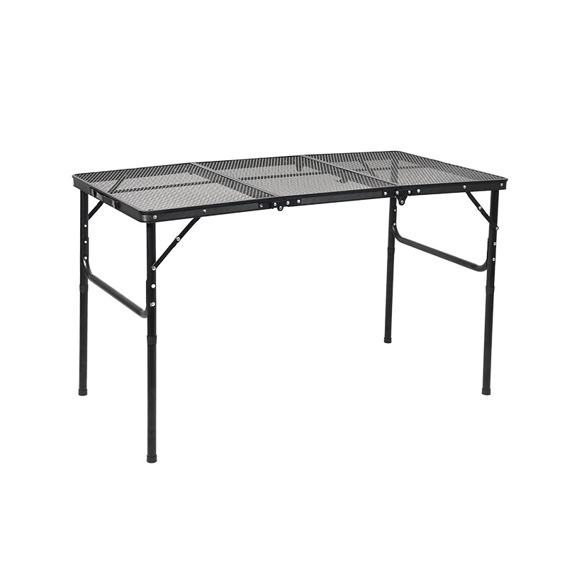 屋外折り畳みテーブルキャンプキャンプ場バーベキューテーブル携帯アルミ合金二重メッシュ鉄網テーブル代発