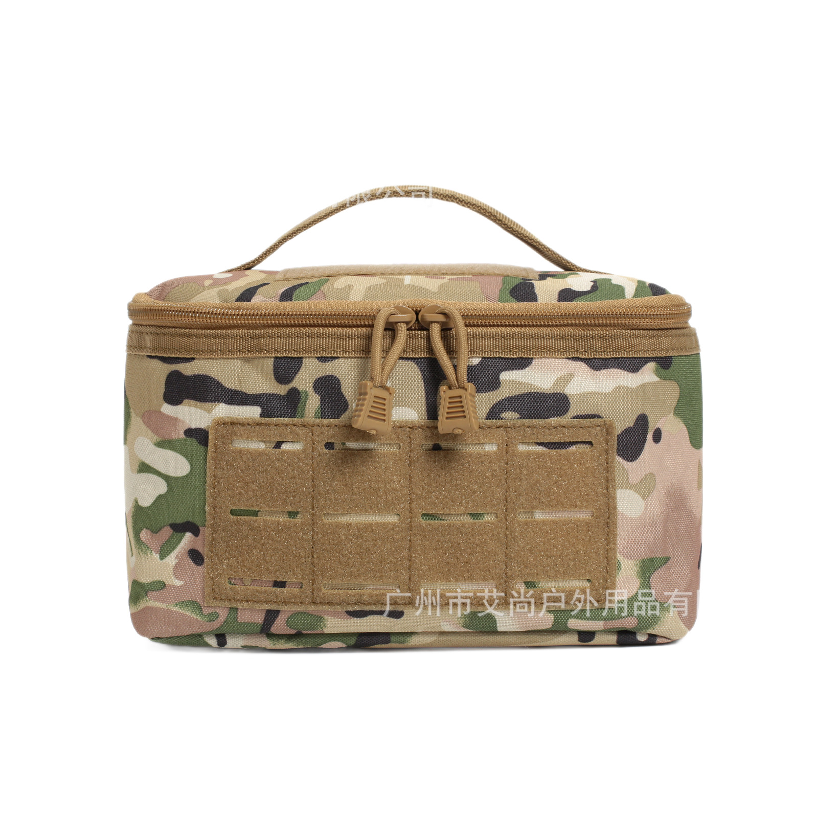 Cross-Border New Camouflage Outdoor Sports Tactical Waist Bag with Molle Attachment Function, Portable Hand-Held Storage Bag
