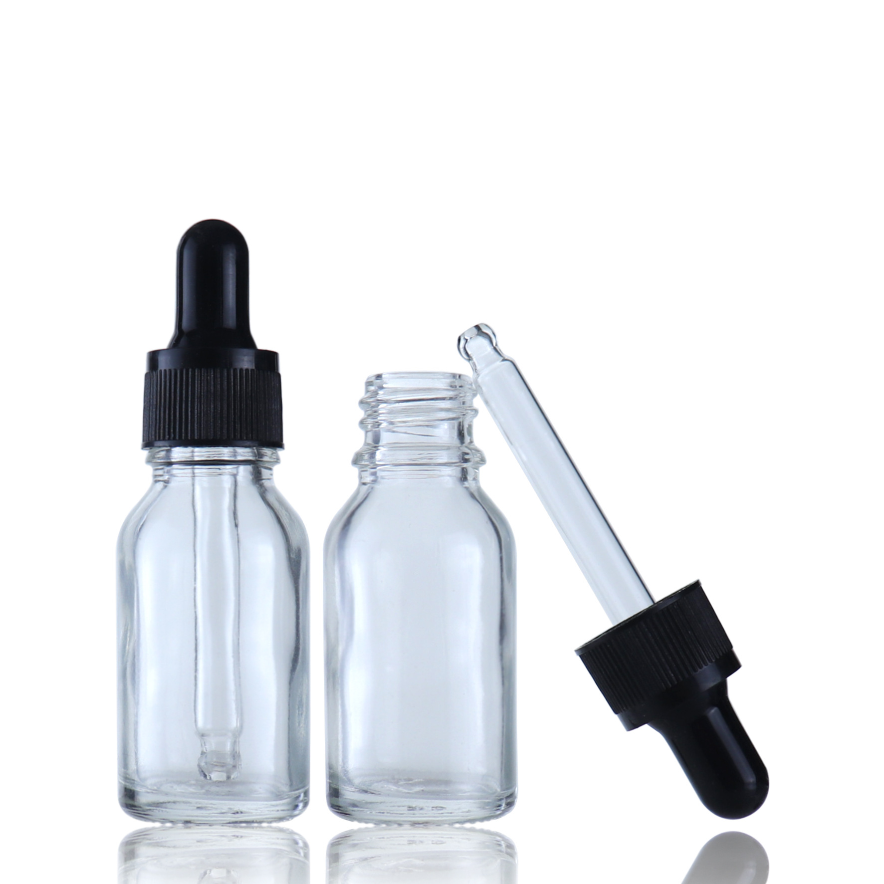 现货供应玻璃瓶15ML透明精油瓶 调配瓶 香水专用瓶