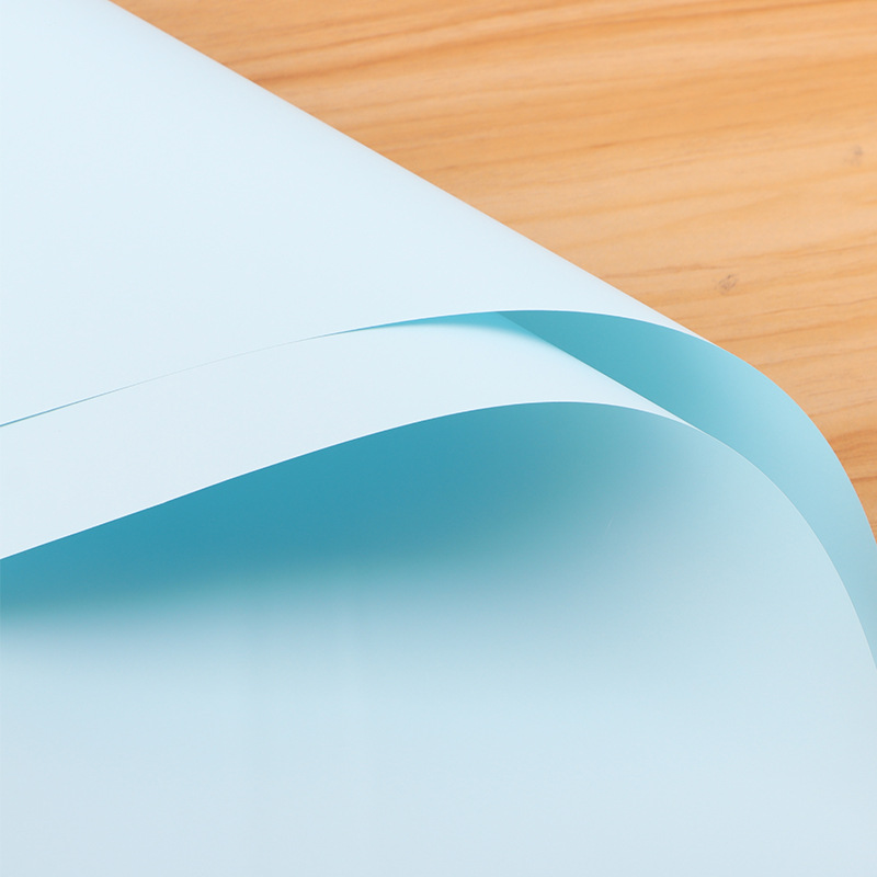 Papel de Regalo de Flores de Papel Ouya de Dos Colores, Material Plástico Impermeable, Papel de Envolver Ramos de Flores, Estilo Coreano, Primer Amor, Papel de Color Puro Especial