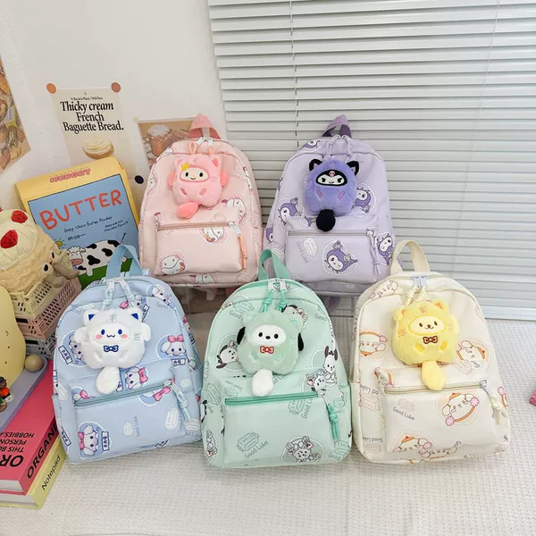 Winter New Student Schoolbag Cute Kindergarten Baby Small Backpack High Junior High School Student Cartoon Backpack Foreign Trade