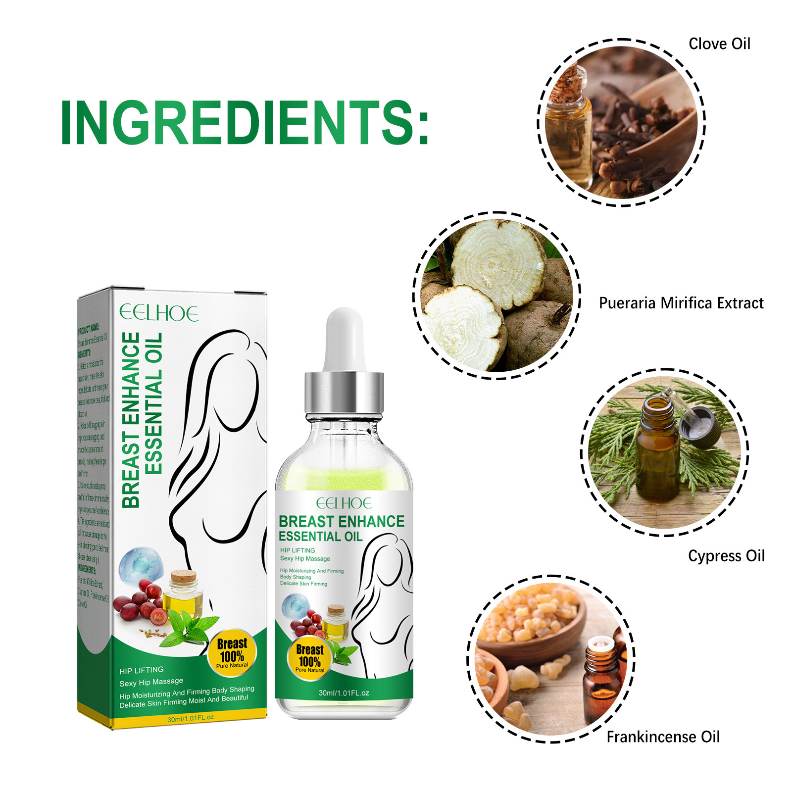 EELHOE Chest Lifting Essential Oil spendet Feuchtigkeit, strafft die Brust und verhindert Erschlaffung_voghion.com