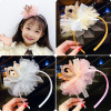 Children's headband for princess, cute hairpins, hair accessory, South Korea, no hair damage