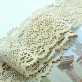 棉线镂空花边 DIY服装辅料蕾丝织带 窗帘裙边布艺材料棉花边