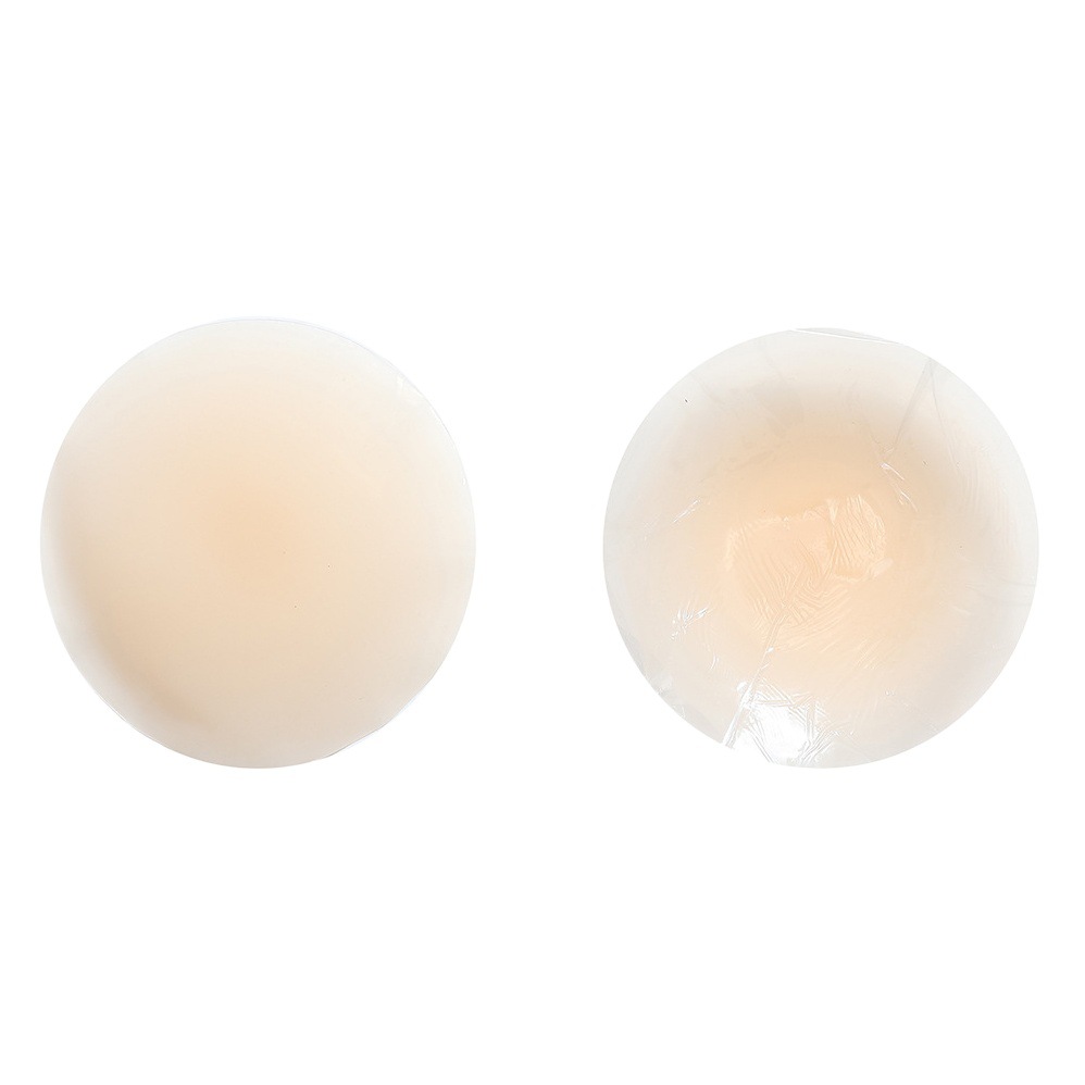 Pegatinas de pecho autoadhesivas de silicona sólida no adhesivas anti-Bump verano ultrafino invisible pegatinas de pecho femenino anti-exposición pegatinas de pezón