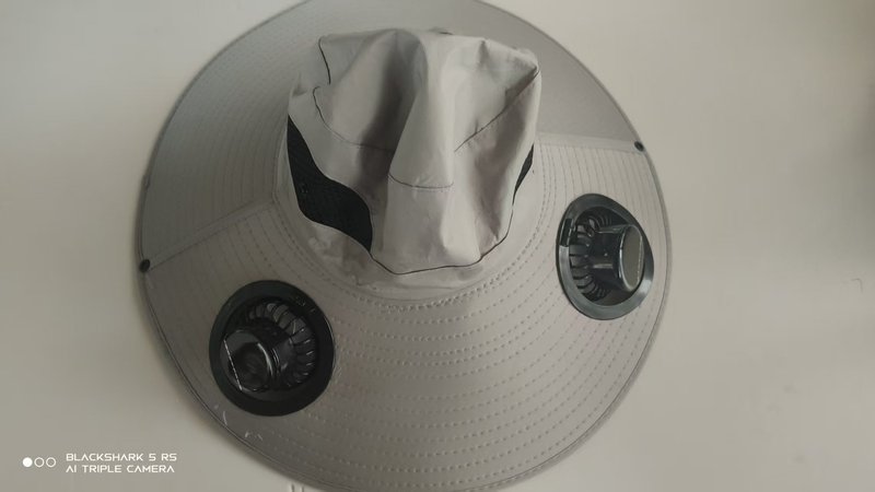 ソーラーファンハットメンズ夏大きなつば抗 UV 漁師帽子登山釣り日焼け止め卸売|undefined