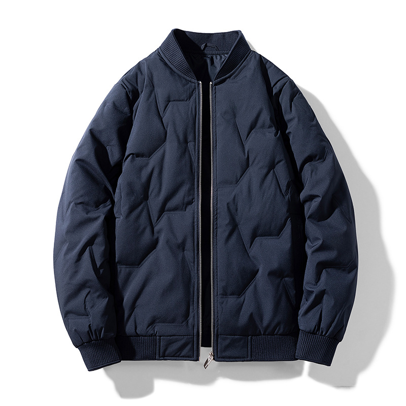 Cross-border plumón hombre invierno 2025 nueva chaqueta de béisbol cálida chaqueta de negocios casuales chaqueta hombre