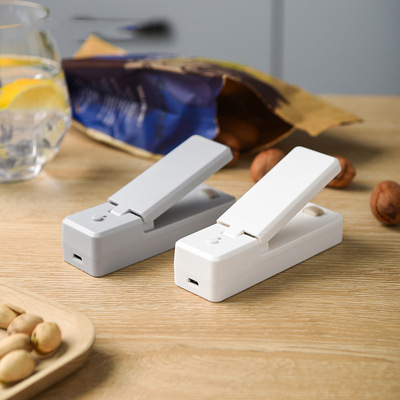 抖音迷你封口机便携式零食塑料袋密封机家用手压热封机小型塑封机|ms