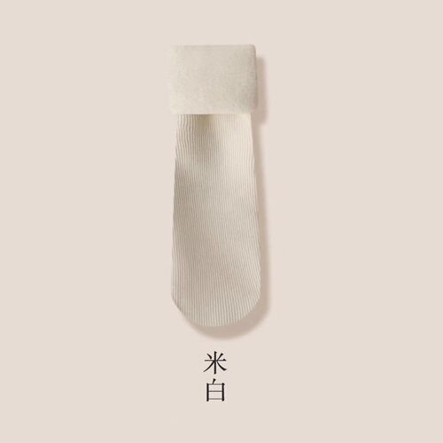 Snow socks, women's autumn and winter mid-calf socks, plus velvet, thickened, warm sleep socks, home floor socks, winter confinement socks