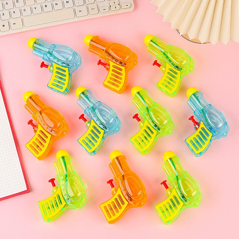 Мультяшная игрушка маленький водяной пистолет Детская летняя игрушка водная игрушка Бегущий человек с прозрачным водяным пистолетом игрушечный пистолет оптом