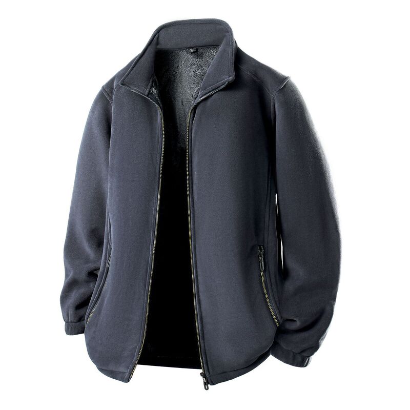 500g Heavyweight Ollie Fleece Jacket Autumn and Winter Men's Thickeneded Large Size Outdoor Sports Cardigan Sweatshirt