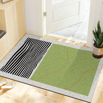 entrance hall floor mat kitchen – Avtomobil döşəmə paspasları - green-4060cm