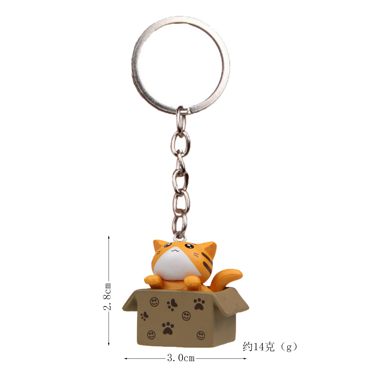 Plástico 3D tridimensional cuidado pareja dibujos animados cerradura llavero anillo cadena al por mayor