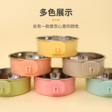 Dog Bowl Anti -Overturted может быть зафиксирована с собачьей горшкой клетки из нержавеющей стали, чаша для питомца Pet Bow