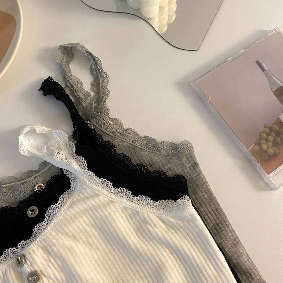 (2개) 레이스 버튼 스트랩 브이넥 웜 조끼 플러스 벨벳과 두꺼운 가을, 겨울 방한 여성용 내부 및 외부 바닥 셔츠