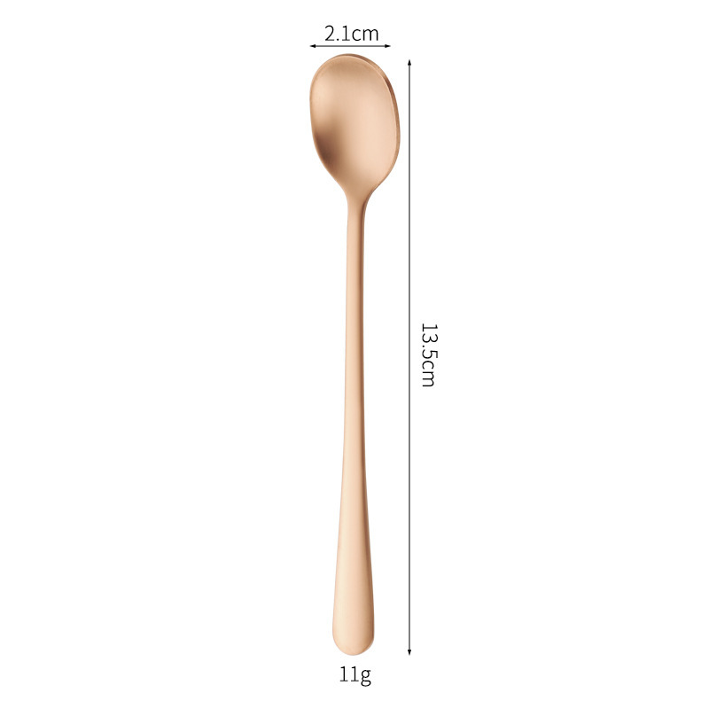 砂光ステンレススプーン304調味スプーンコーヒー攪拌スプーン調味料瓶セット塩缶スプーン調味料スプーン|undefined