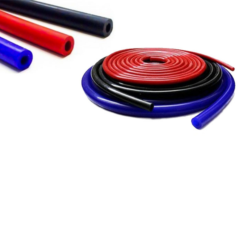 Car Modified Air Intake Heating Duct Colorful Hose Silicone Rubber Tube Vacuum Tube 3mm Inner Diameter Thickness 2mm