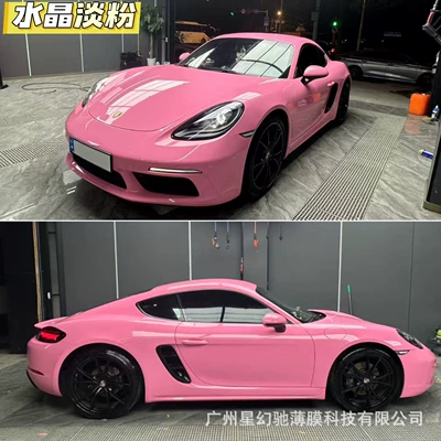 high-gloss crystal series, full car | Auto Color Change Film - crystal-light-pink-pet-high-quality-152-16m
