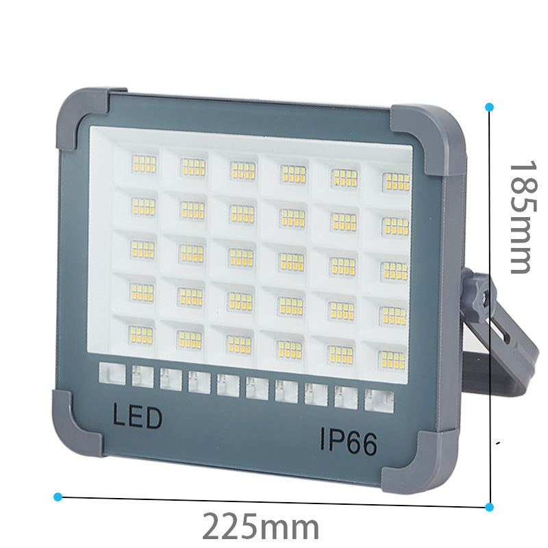 Luz de inundación portátil solar led para el hogar al aire libre impermeable de alta potencia iluminación de emergencia de patio de campamento súper brillante