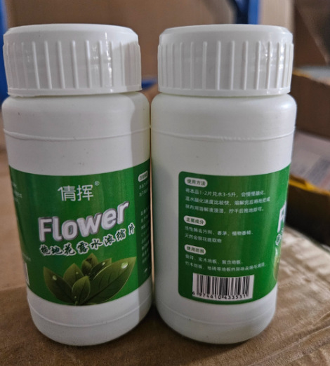 Tabletas Efervescentes Limpiadoras de Pisos, Limpiador con Fragancia Floral para el Hogar